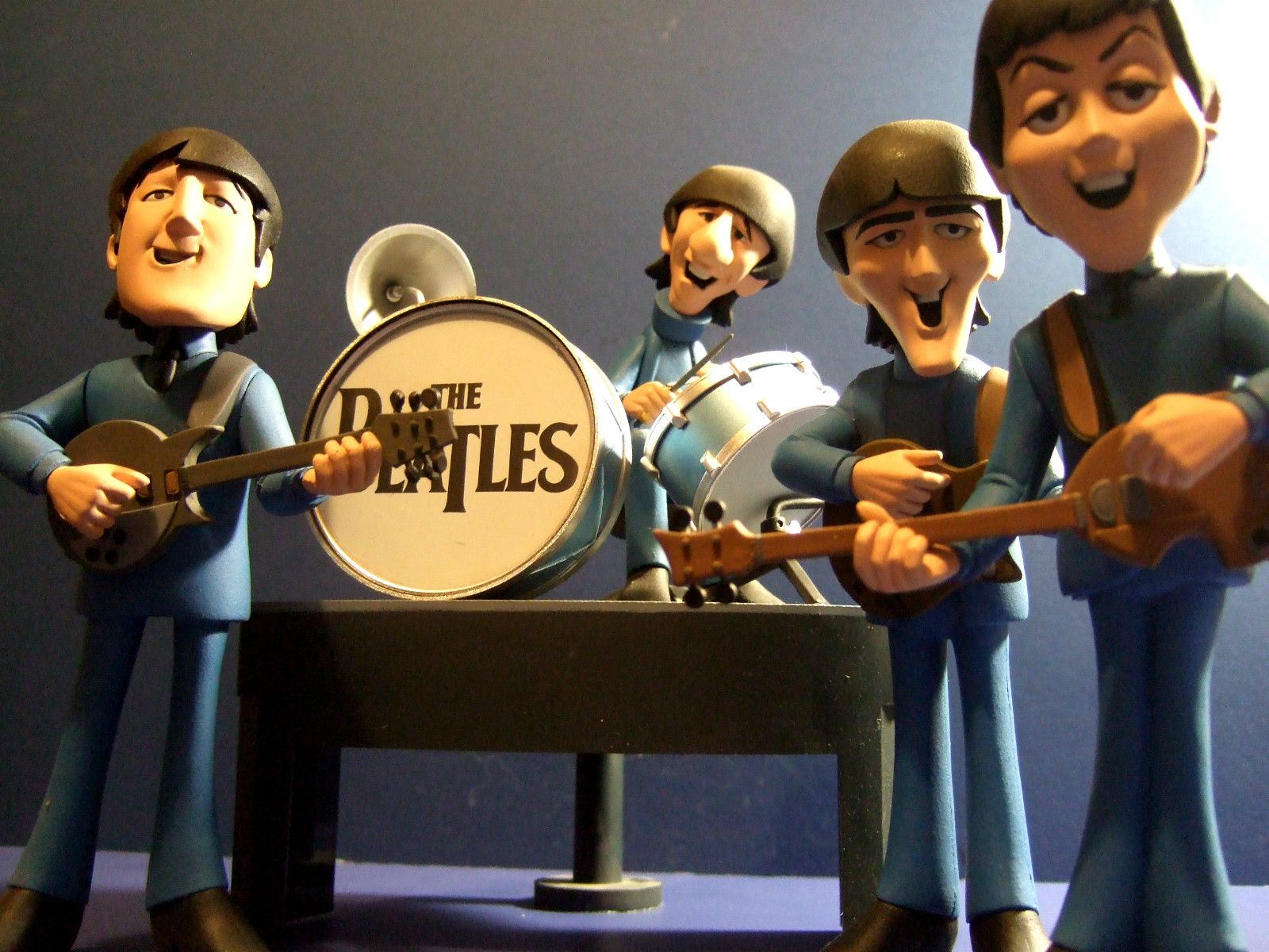 beatles cartoon action figures